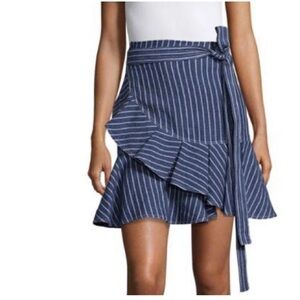 Alexi size medium denim striped skirt